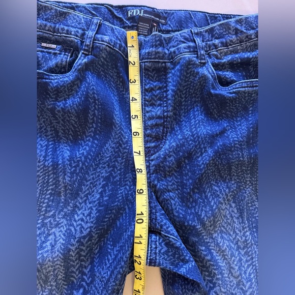 FDJ Canada Suzanne Dark Blue Straight Leg Jeans Womens Size 14 French Dressing - Picture 9 of 14